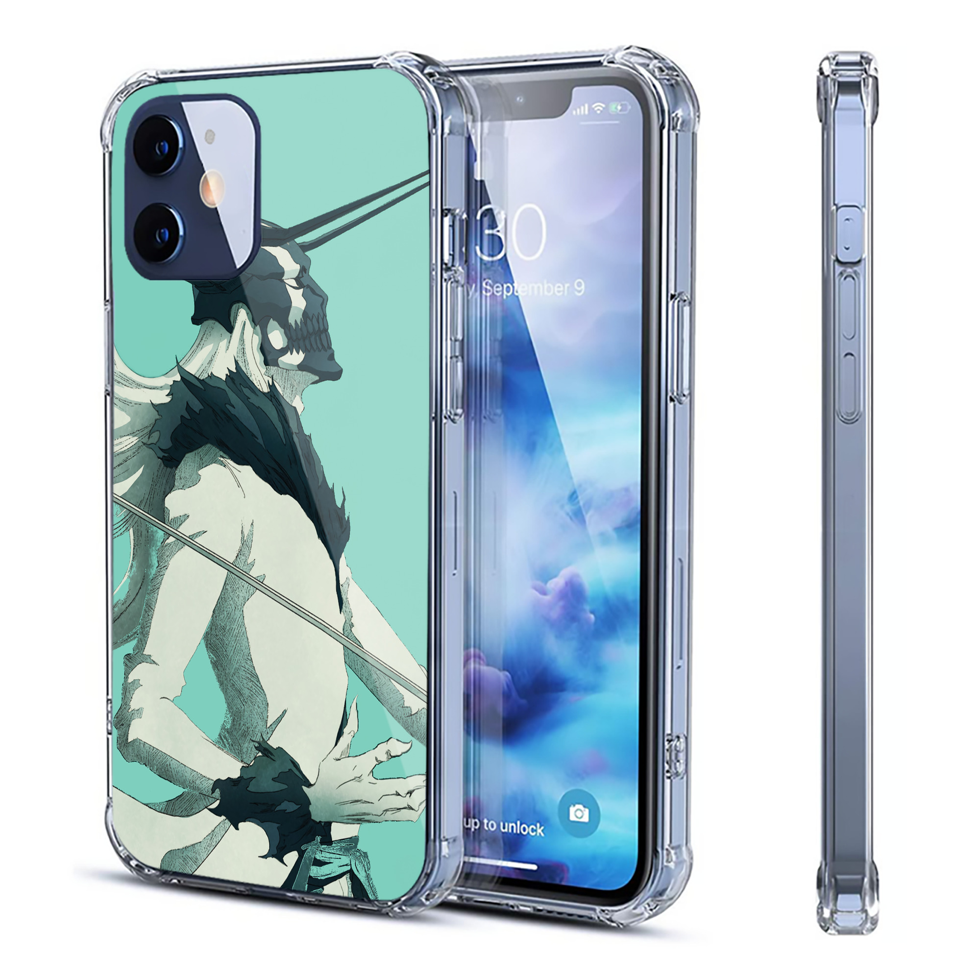 （画像用） ブリーチ BLEACH 【iPhone 12シリーズ対応】透明スマホケース（クリアソフトケース）